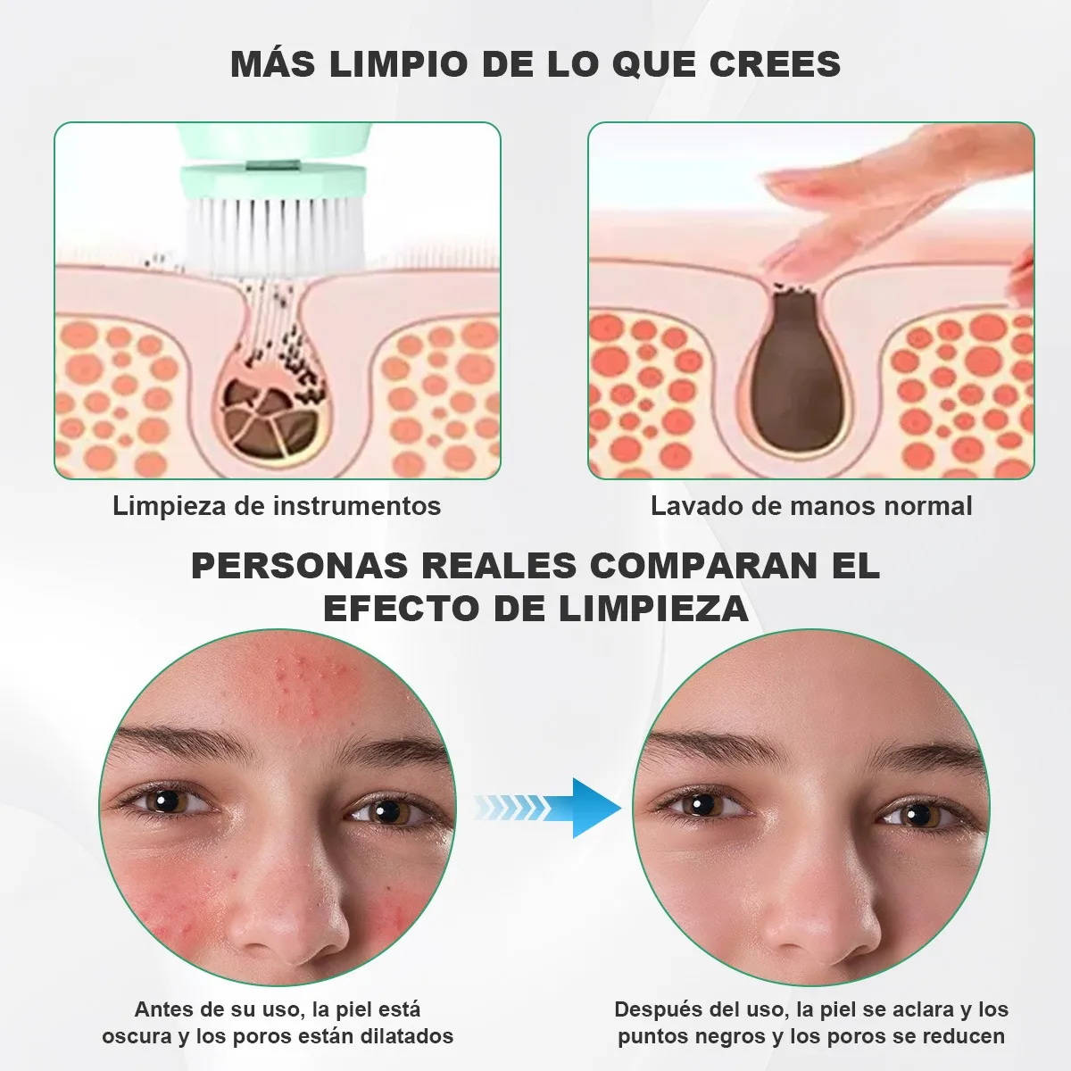 Foto 6 pulgar | Cepillo Facial Eléctrico Belug Recargable