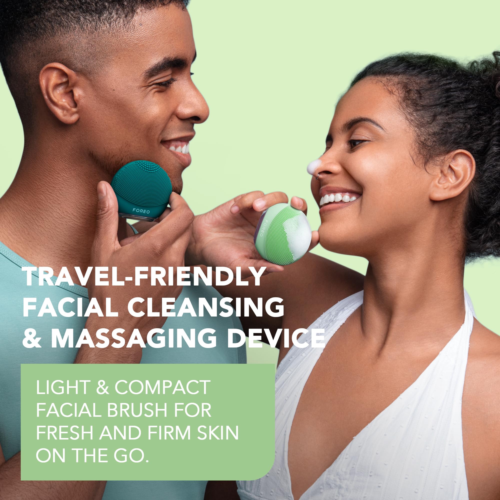 Foto 2 | Cepillo Limpiador Facial Y Masajeador Facial Reafirmante Foreo Luna 4 Go - Venta Internacional.