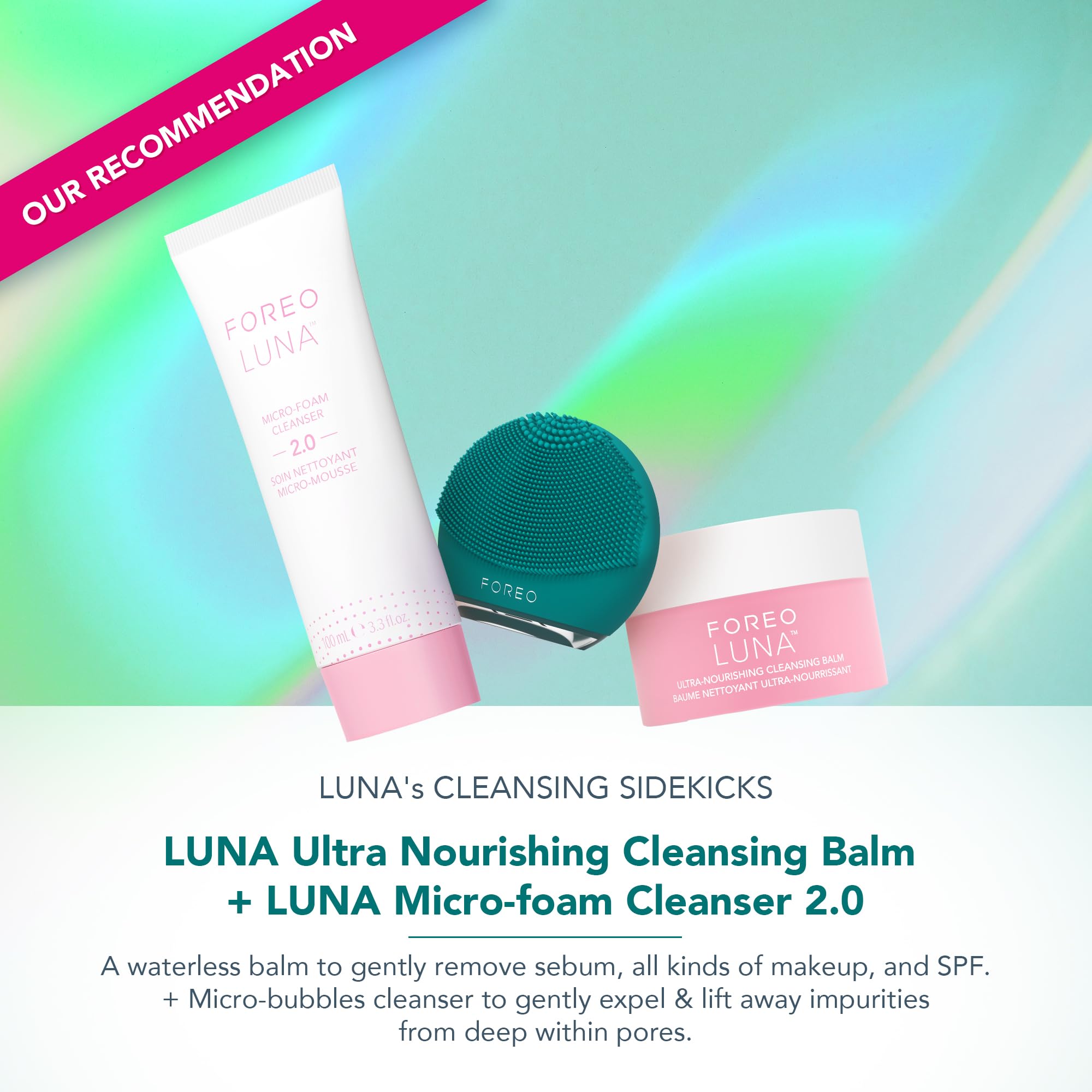 Foto 5 pulgar | Cepillo Limpiador Facial Y Masajeador Facial Reafirmante Foreo Luna 4 Go - Venta Internacional.