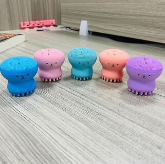 Foto 4 | Kit De Limpieza Facial Huoguo Brocha De Silicona Con Forma De Pulpo - Venta Internacional.