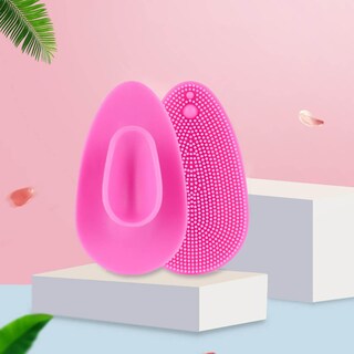 Foto 2 | Cepillo Facial De Silicona Para Maquillaje De Belleza Masaje Champú Baño - Venta Internacional.