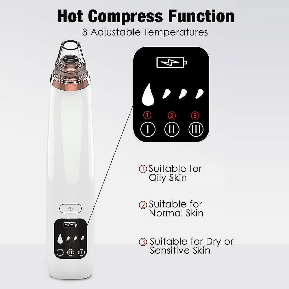 Foto 6 pulgar | Limpiador Facial Con Compresas Calientes  Eliminador De Puntos Negros  Vacuum Pore C - Venta Internacional.