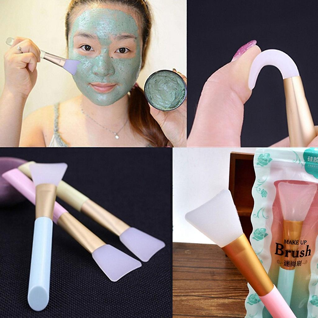 Foto 2 pulgar | Cepillos De Silicona Para Mascarillas Faciales Huoguo Flexible Facial Mud  3 Unidades - Venta Internacional.