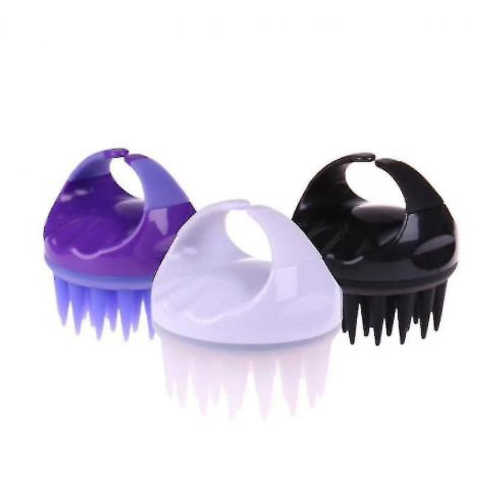 Foto 1 | Cepillo De Silicona Para Masaje Y Limpieza Del Cuero Cabelludo  Color Blanco - Venta Internacional.