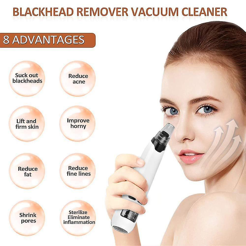 Foto 2 | Limpiador Facial Para Eliminar Puntos Negros Y Aspiradora De Poros Nasales Huoguo - Venta Internacional.