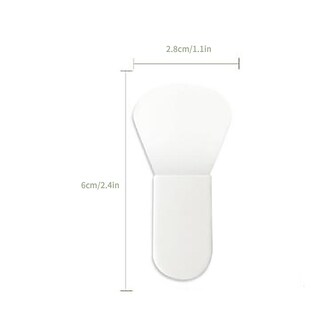 Foto 3 | Brocha De Maquillaje Huoguo Máscara De Barro Con Mango Corto Silicona - Venta Internacional.