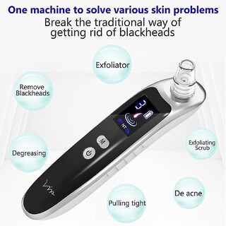 Foto 4 | Aspiradora Eléctrica Para Eliminar Puntos Negros Facial Cleansers - Venta Internacional.