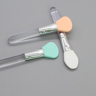 Foto 4 | Cepillo De Silicona Para Mascarillas Faciales Huoguo Mini Punta Blanda Y Mango Largo - Venta Internacional.