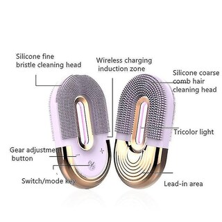 Foto 5 | Cepillo De Limpieza Facial Huoguo Ultrasound Silicona Impermeable - Venta Internacional.