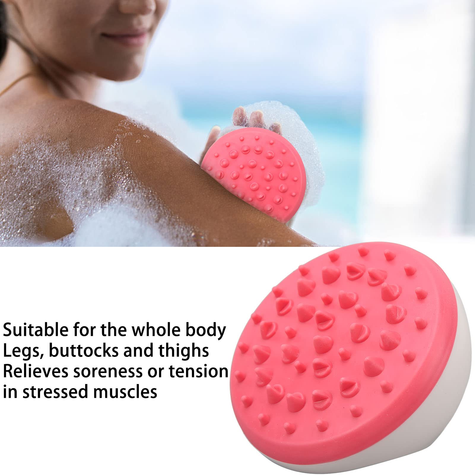 Foto 6 pulgar | Cepillo Masajeador Para Celulitis Dioche  Cepillo Corporal De Silicona  Color Rosa - Venta Internacional.