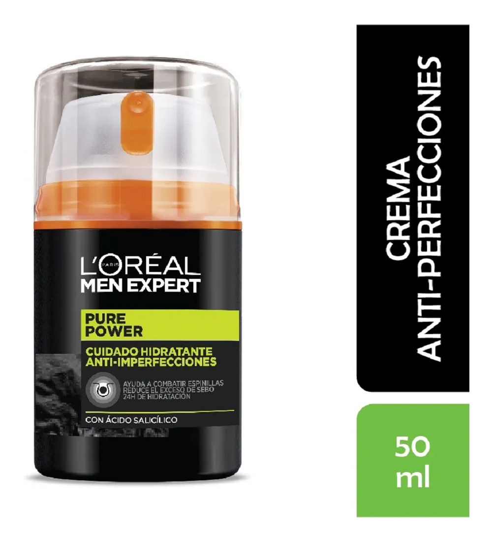 Foto 3 pulgar | Crema Anti Acné Hombre Men Expert Loreal de 50ml