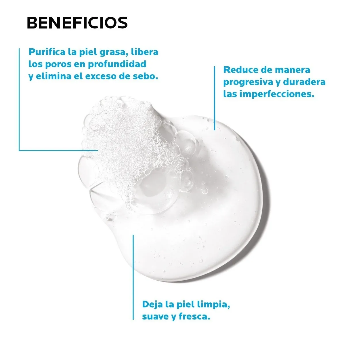 Foto 4 pulgar | Gel Microexfoliante La Roche Posay Piel Grasa de 400 ml