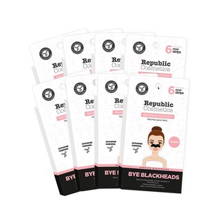Foto 1 | Pack 8 Cajas Parche Para Nariz Republic Cosmetics Con Carbón Activado Para Mujer 6 Pzas C/u