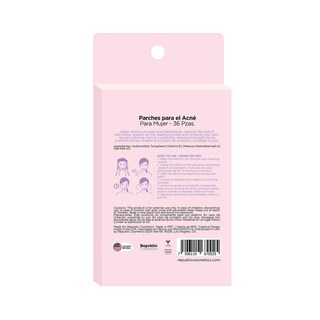 Foto 2 | Pack 5 Cajas Acné Pimple Patch Mujer, 36 Pzas C/u Yaab Beauty