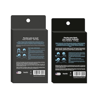 Foto 2 | Set Anti Acné Hombre Yaab Beauty Con 36 Pzs Pimple Patch + 24 Pzas Parche Nariz Carbón Activado