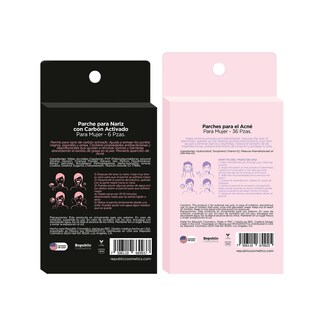 Foto 2 | Set Anti Acné Mujer Yaab Beauty Con 36 Pzs Pimple Patch + 24 Pzas Parche Nariz Carbón Activado
