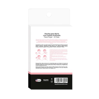 Foto 2 | Pack 4 Cajas Parche Para Nariz Republic Cosmetics Con Carbón Activado Para Mujer 6 Pzas C/u