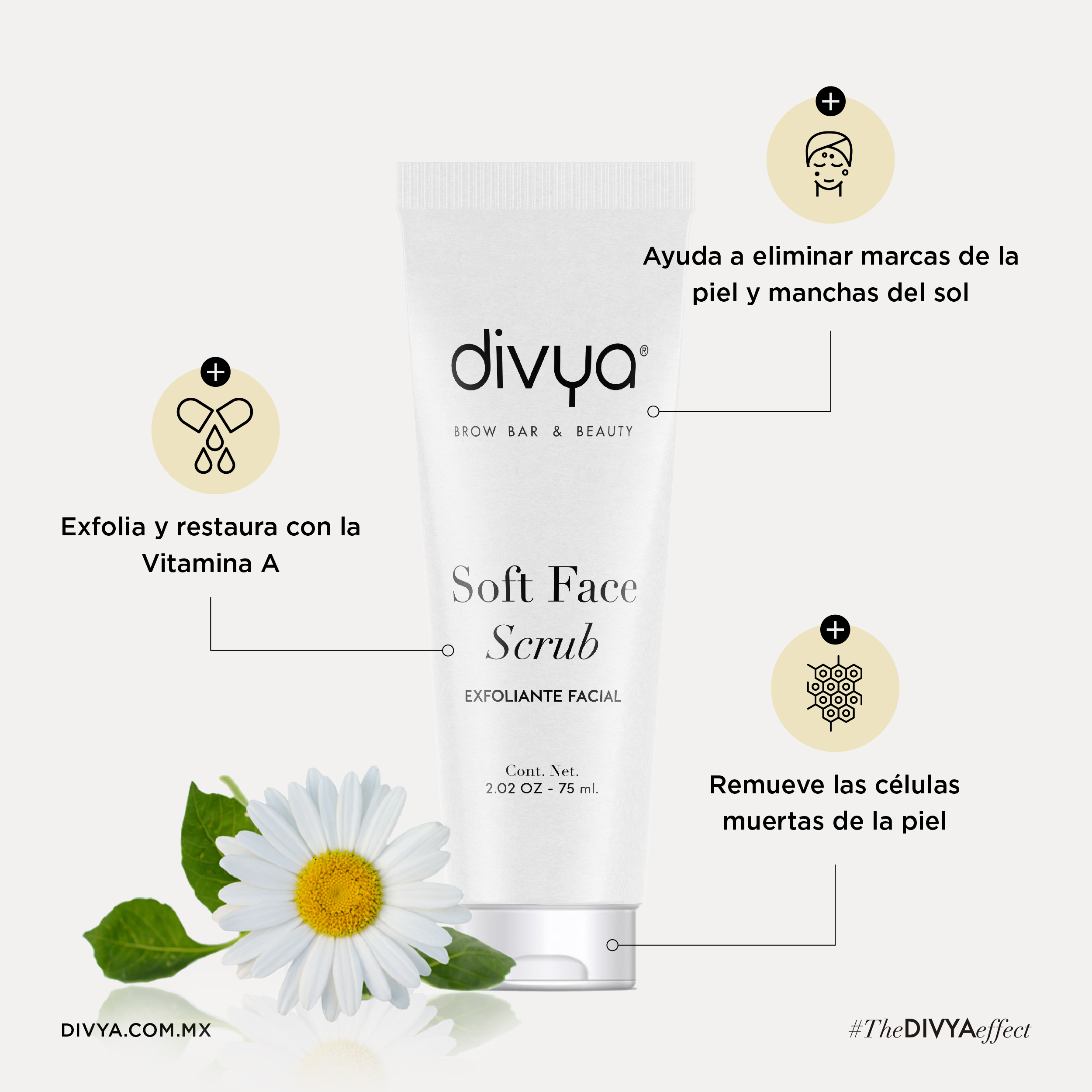 Foto 4 pulgar | Exfoliante Facial Divya Extracto De Manzanilla