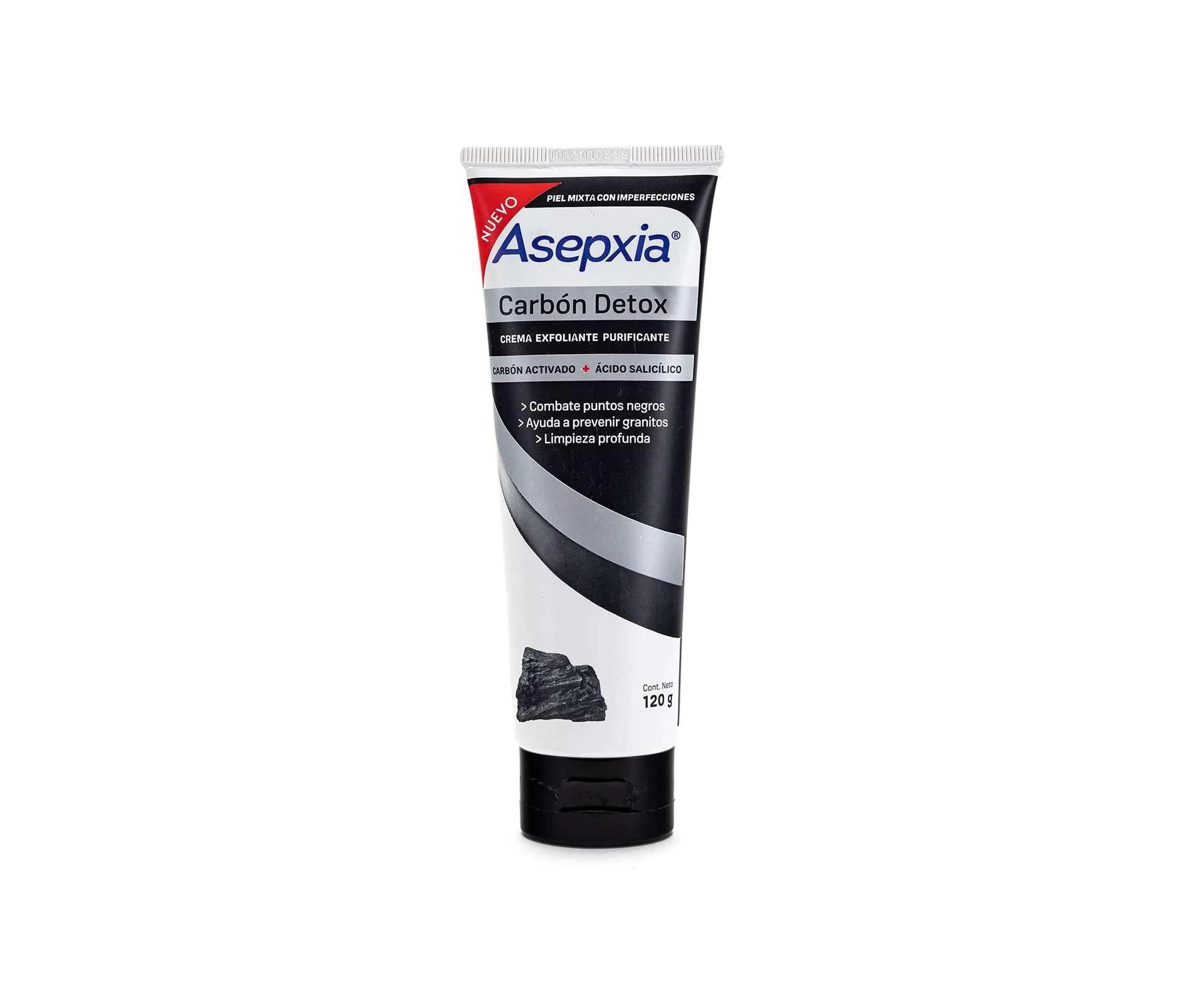 Foto 2 pulgar | Crema Exfoliante Purificante Asepxia Genomma de 120 g