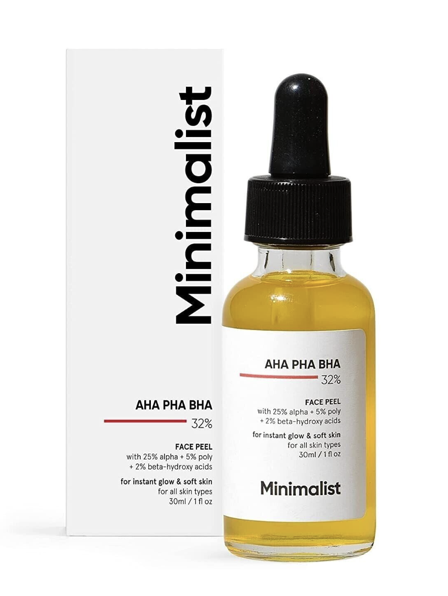 Minimalist Aha 25% + Pha 5% + Bha 2% Peeling Solution For Glowing Skin