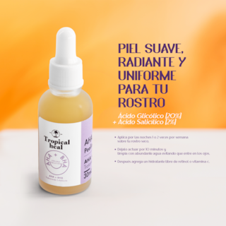 Foto 4 | Exfoliante Facial Aha + Bha Tropical Heal Peeling Facial para Poros Limpios y Piel Radiante con Ácido Glicólico
