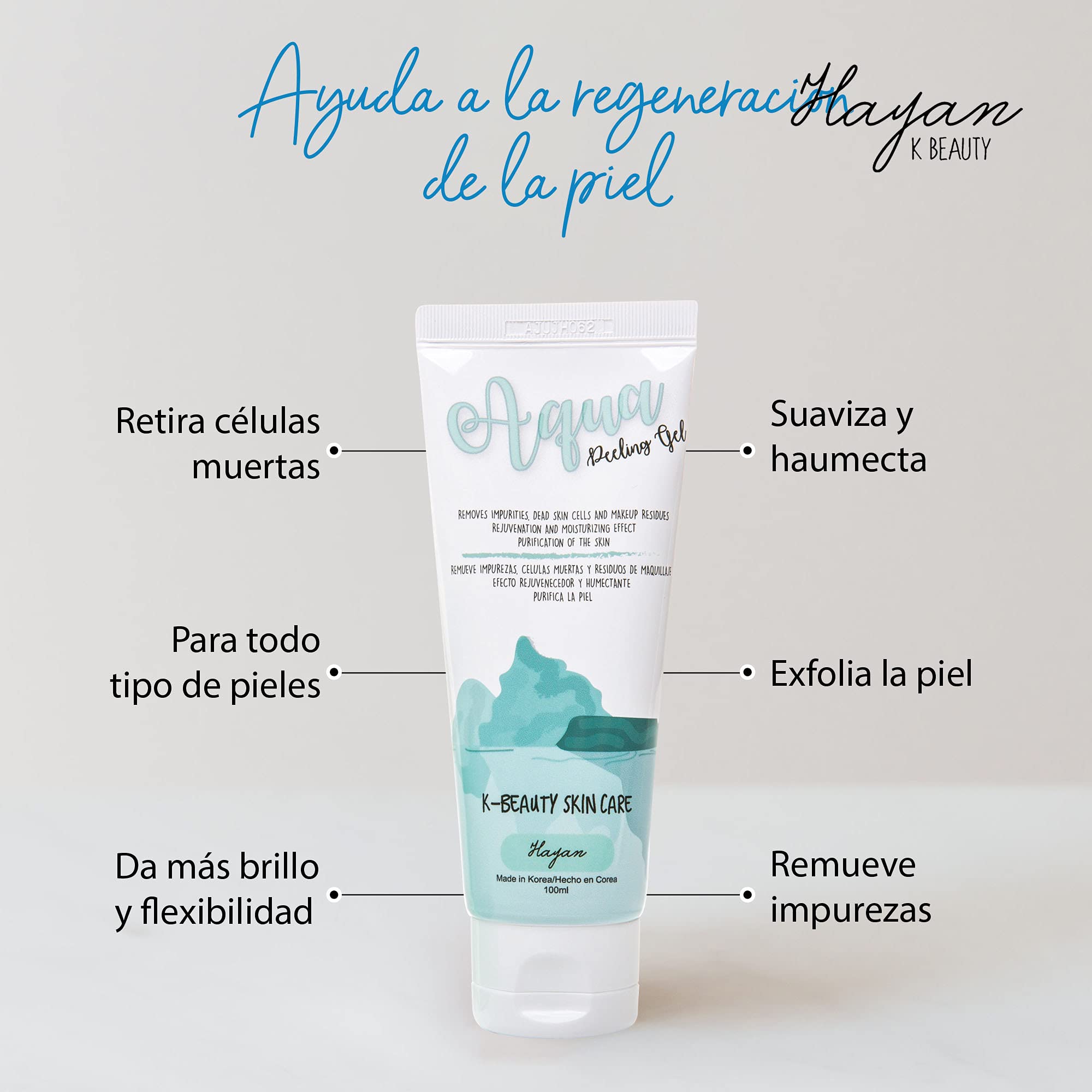 Foto 4 pulgar | Venta Internacional- Gel Exfoliante Facial Aqua Hayan K Beauty