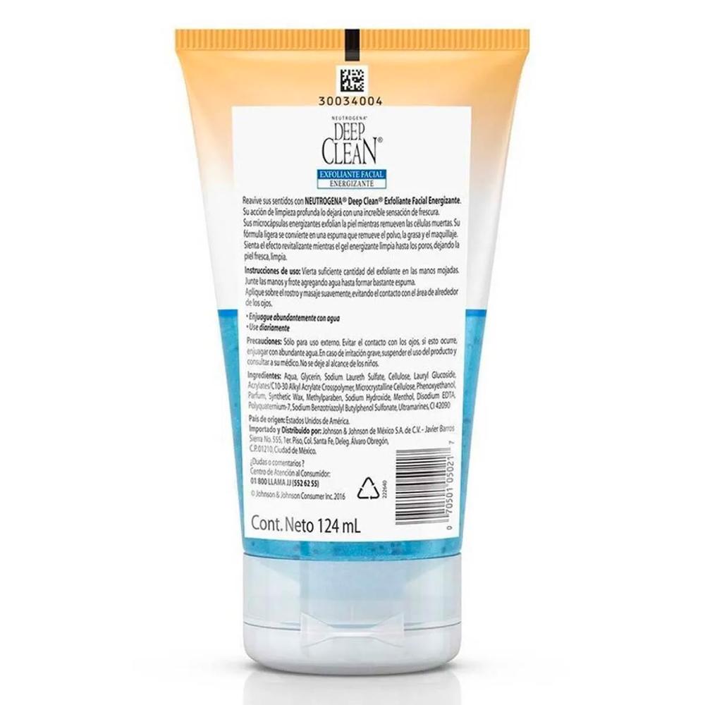 Foto 3 pulgar | Exfoliante Facial Neutrogena Deep Clean 124 ml