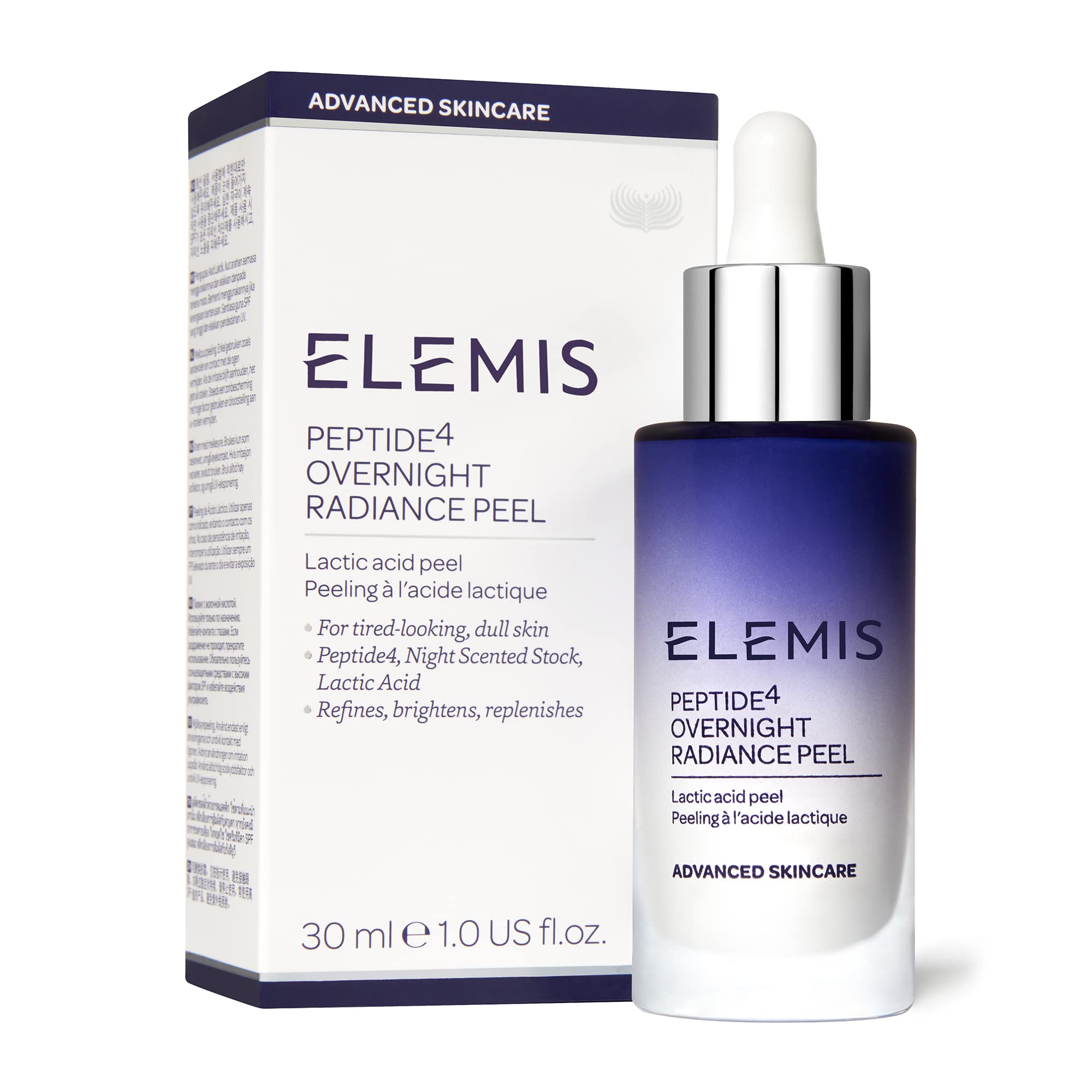 Foto 5 pulgar | Exfoliante de noche ELEMIS Peptide4 Overnight Radiance con Ácido Láctico 30 ml - Venta Internacional