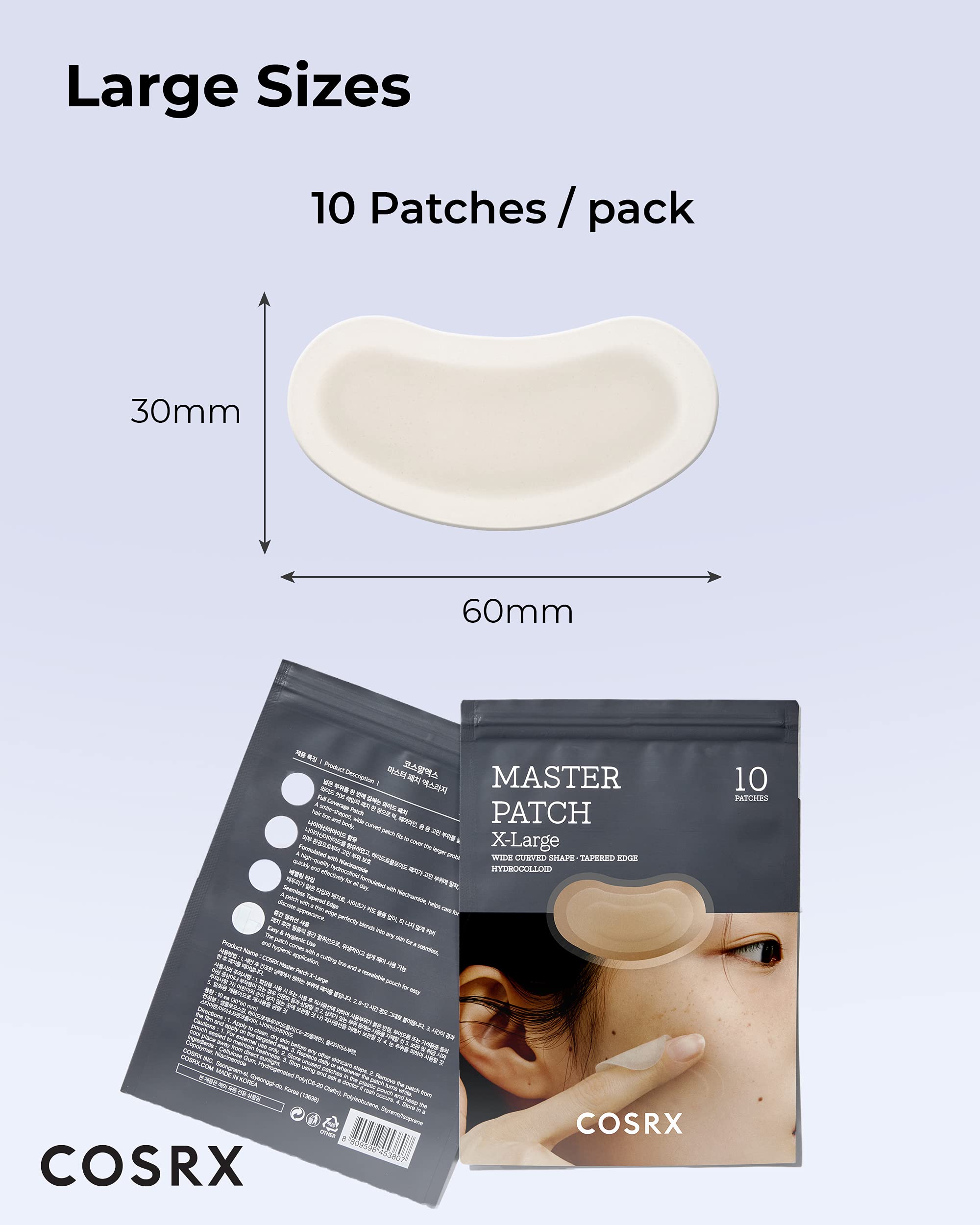 Foto 5 pulgar | Parche contras Espinillas Cosrx Master Patch Intensive con Aceite de Árbol de Té 10 Parches - Venta Internacional