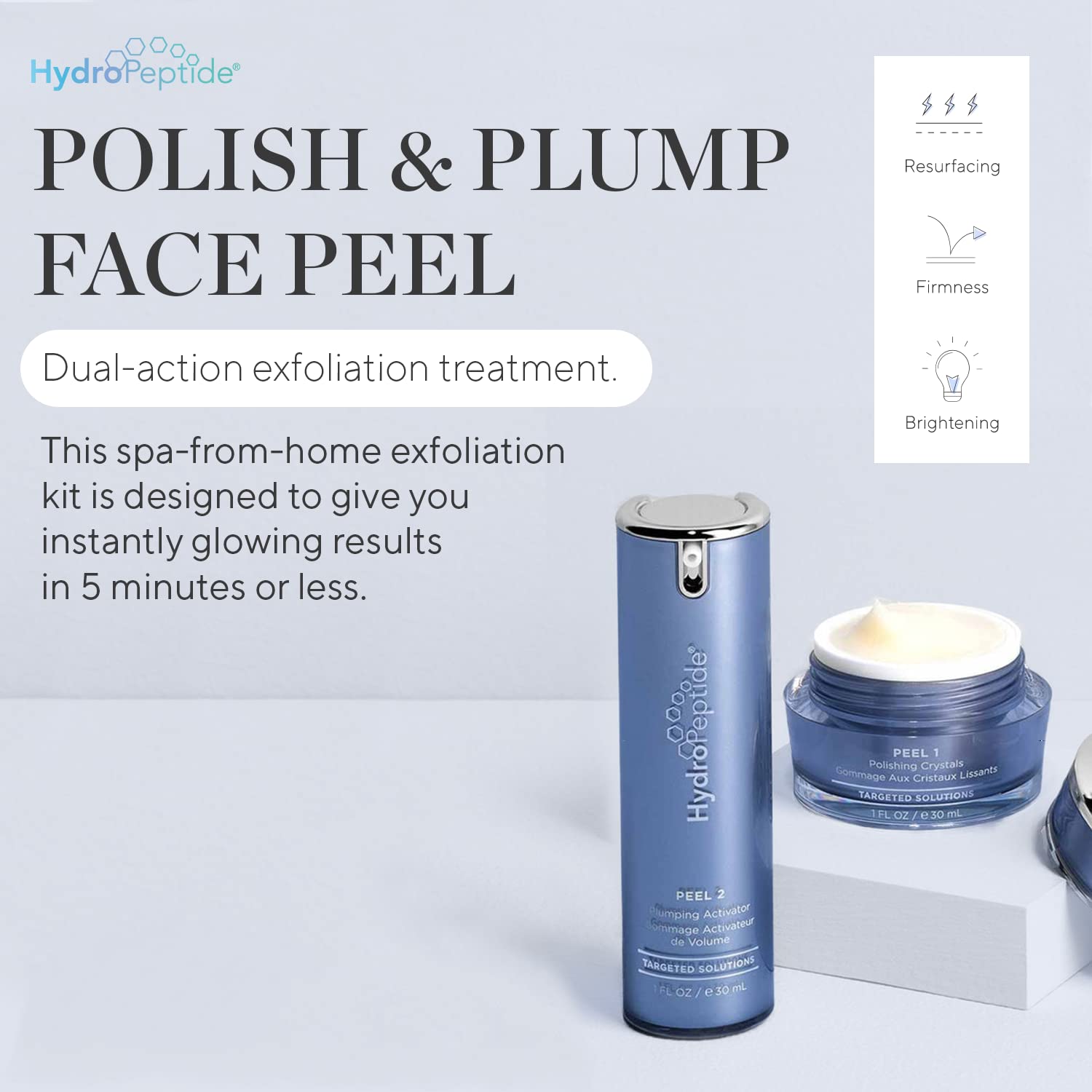 Foto 4 pulgar | Skincare Hydropeptide Polish & Plum Face Peeling, 1 Juego - Venta Internacional.