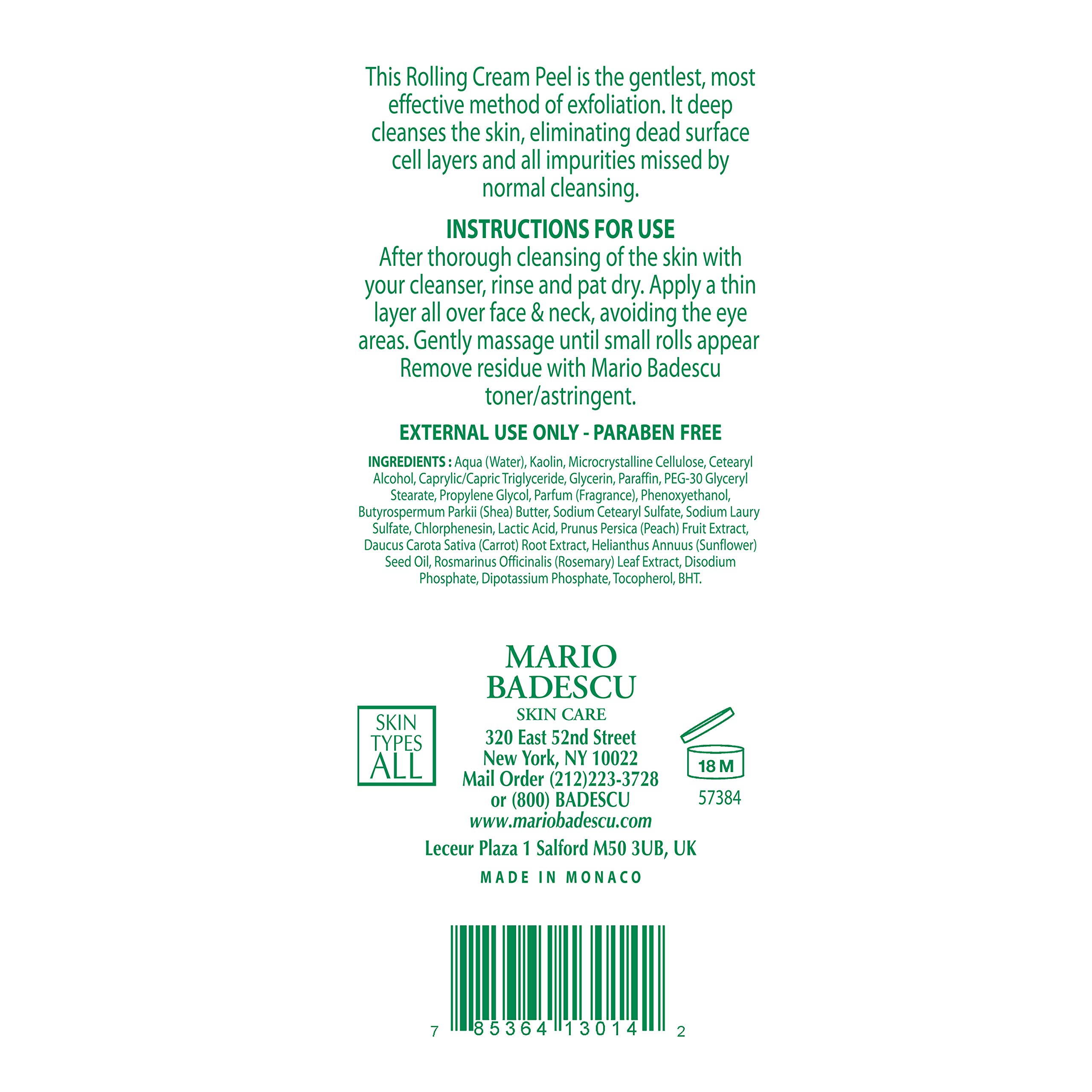 Foto 3 pulgar | Tratamiento Facial Mario Badescu Rolling Cream Peel Aha 75 Ml - Venta Internacional.