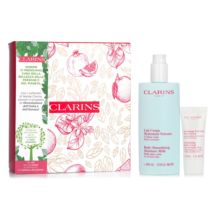 Set Body Ritual, Exfoliante Corporal Clarins, 30 Ml Y Humectante, 2 Unidades - Venta Internacional.