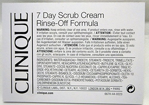 Foto 3 | Crema De 7 Días Scrub Clinique Rinse Off, 100 Ml, Unisex - Venta Internacional.