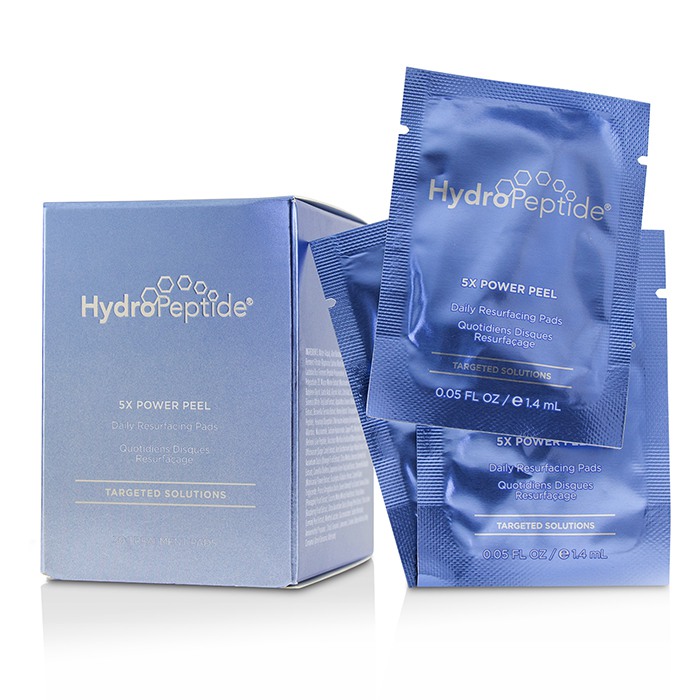 Foto 2 pulgar | Almohadillas Rejuvenecedoras Hydropeptide 5x Power Peel Daily 125 Ml - 30 Almohadillas - Venta Internacional.