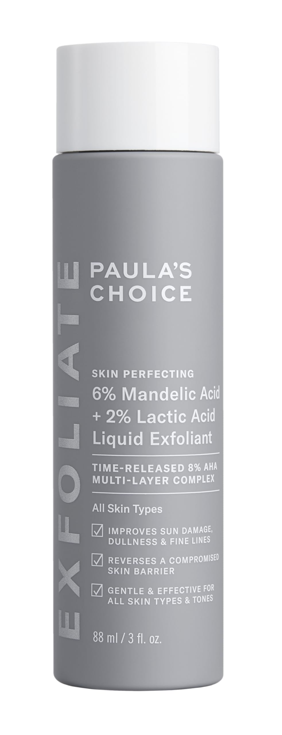 Exfoliante Paula's Choice 6% De Ácido Mandélico Y 2% De Ácido Láctico - Venta Internacional.