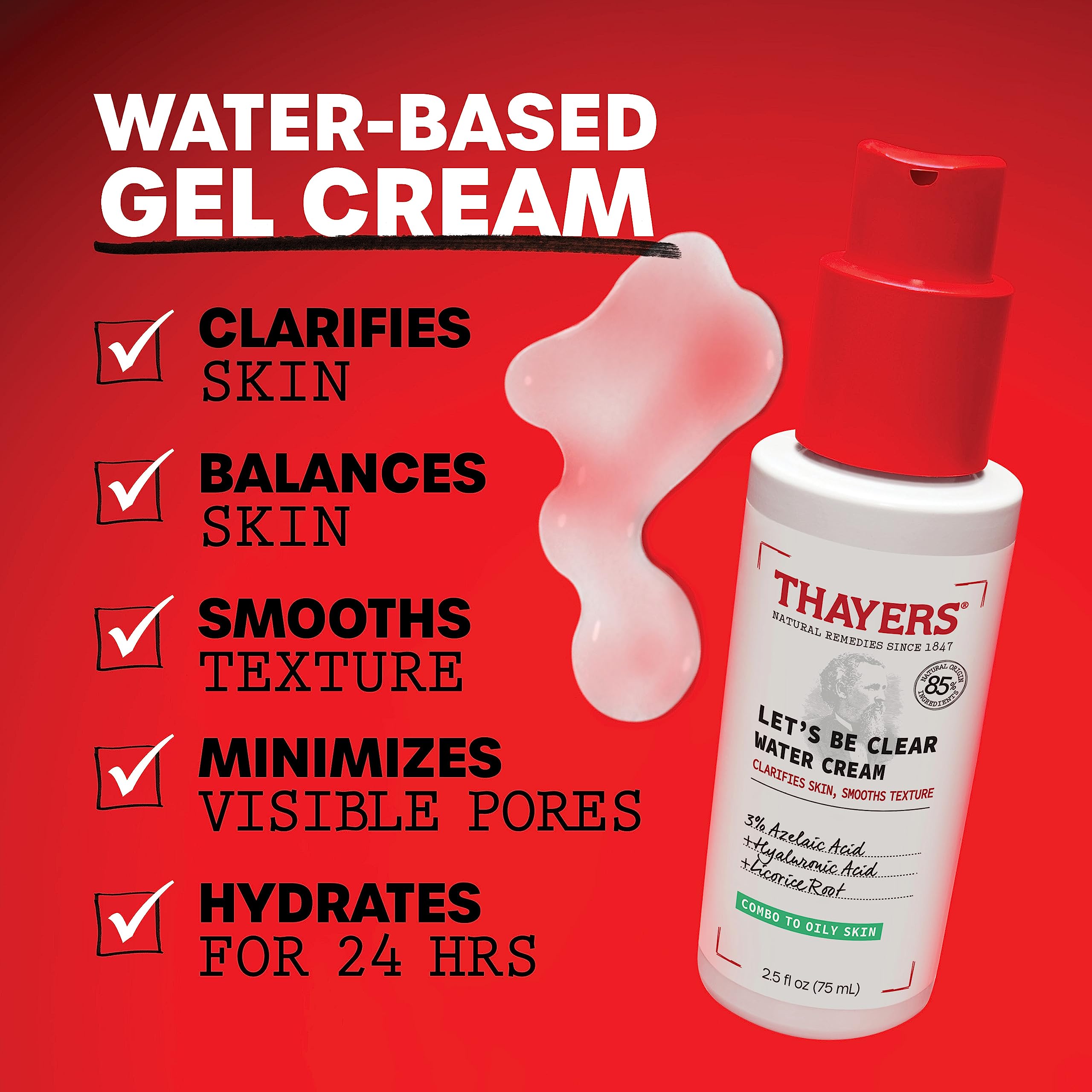 Foto 3 pulgar | Crema Facial Thayers Let's Be Clear Water 75 Ml - Venta Internacional.