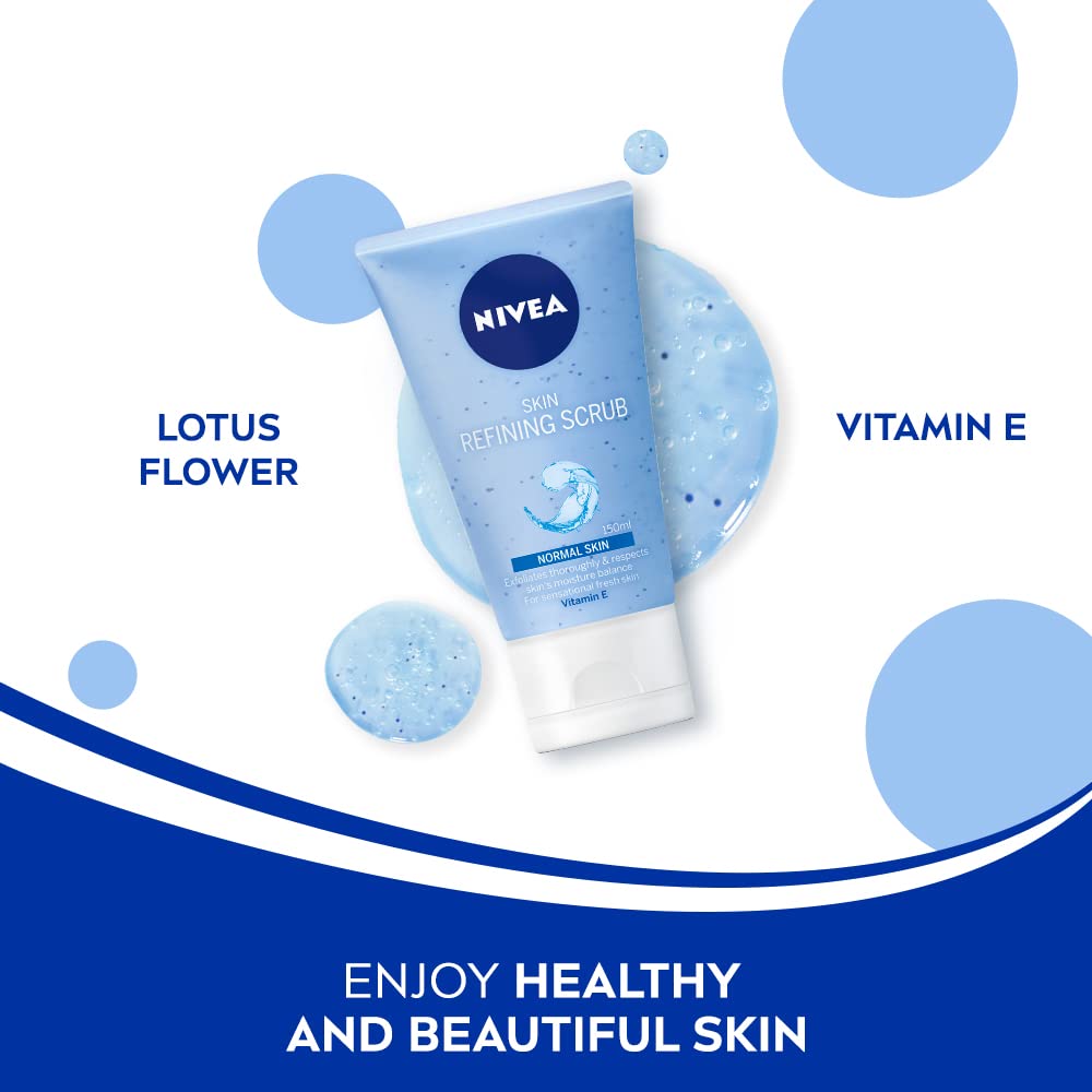 Foto 3 | Exfoliante Nivea Skin Refining 150 Ml Con Vitamina E E Hydra Iq - Venta Internacional.