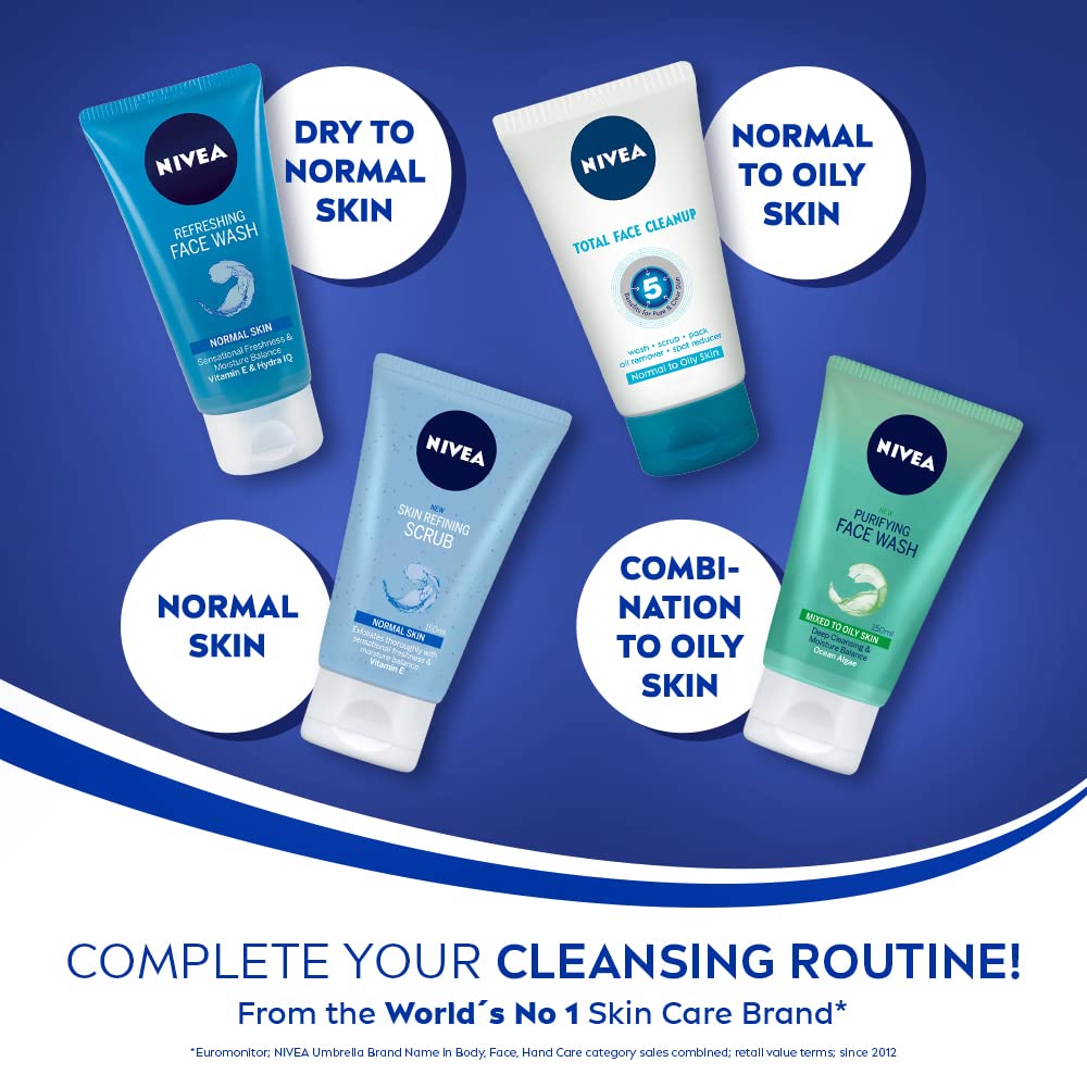 Foto 7 pulgar | Exfoliante Nivea Skin Refining 150 Ml Con Vitamina E E Hydra Iq - Venta Internacional.