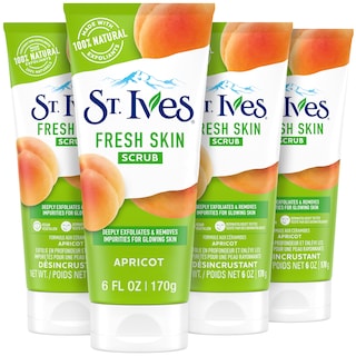 Foto 1 | Exfoliante Profundo De Albaricoque St. Ives Fresh Skin, 180 Ml X 4 - Venta Internacional.