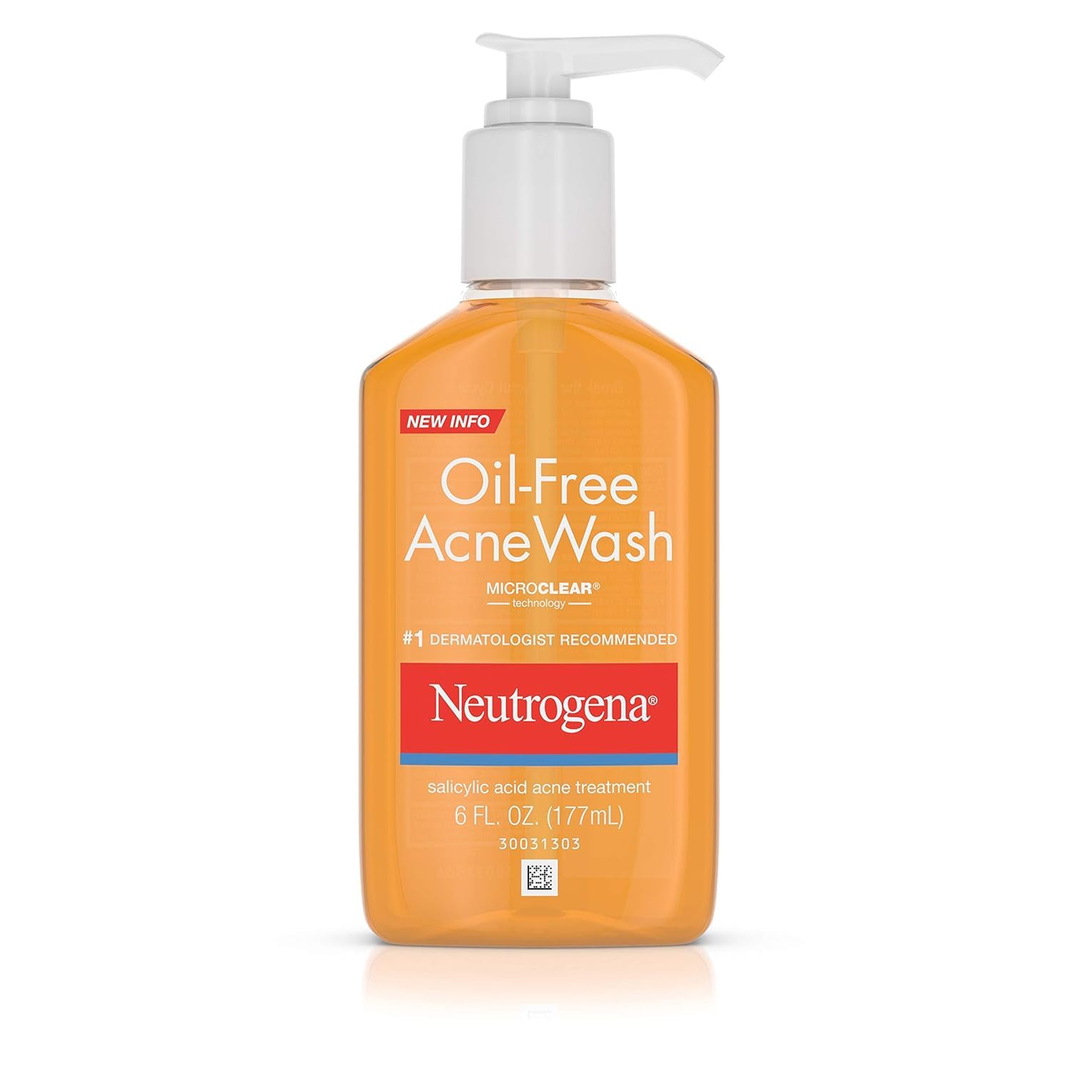 Limpiador Neutrogena Para El Tratamiento Del Acné Sin Aceite Con Ácido Salicílico, 180 Ml - Venta Internacional.