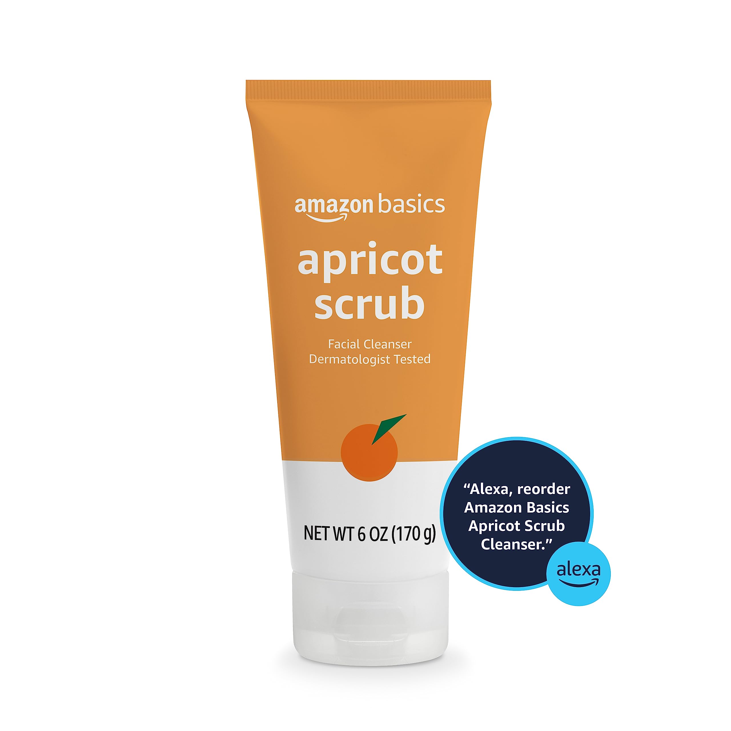 Foto 5 pulgar | Limpiador Facial Amazon Basics Exfoliante De Albaricoque 180 Ml Sin Aceite - Venta Internacional.