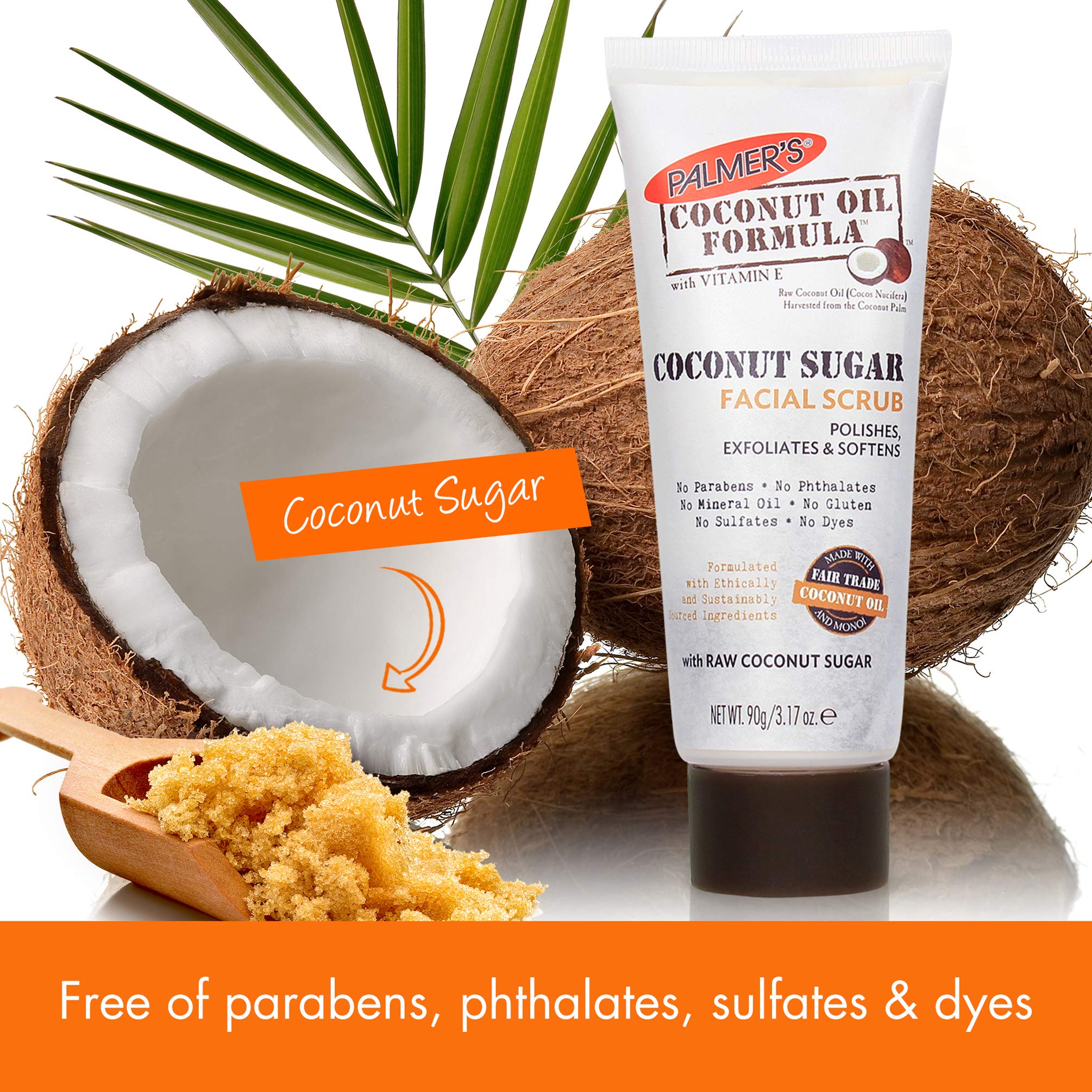 Foto 4 pulgar | Exfoliante Facial Palmer's Coconut Sugar Con Manzanilla 90 Ml - Venta Internacional.