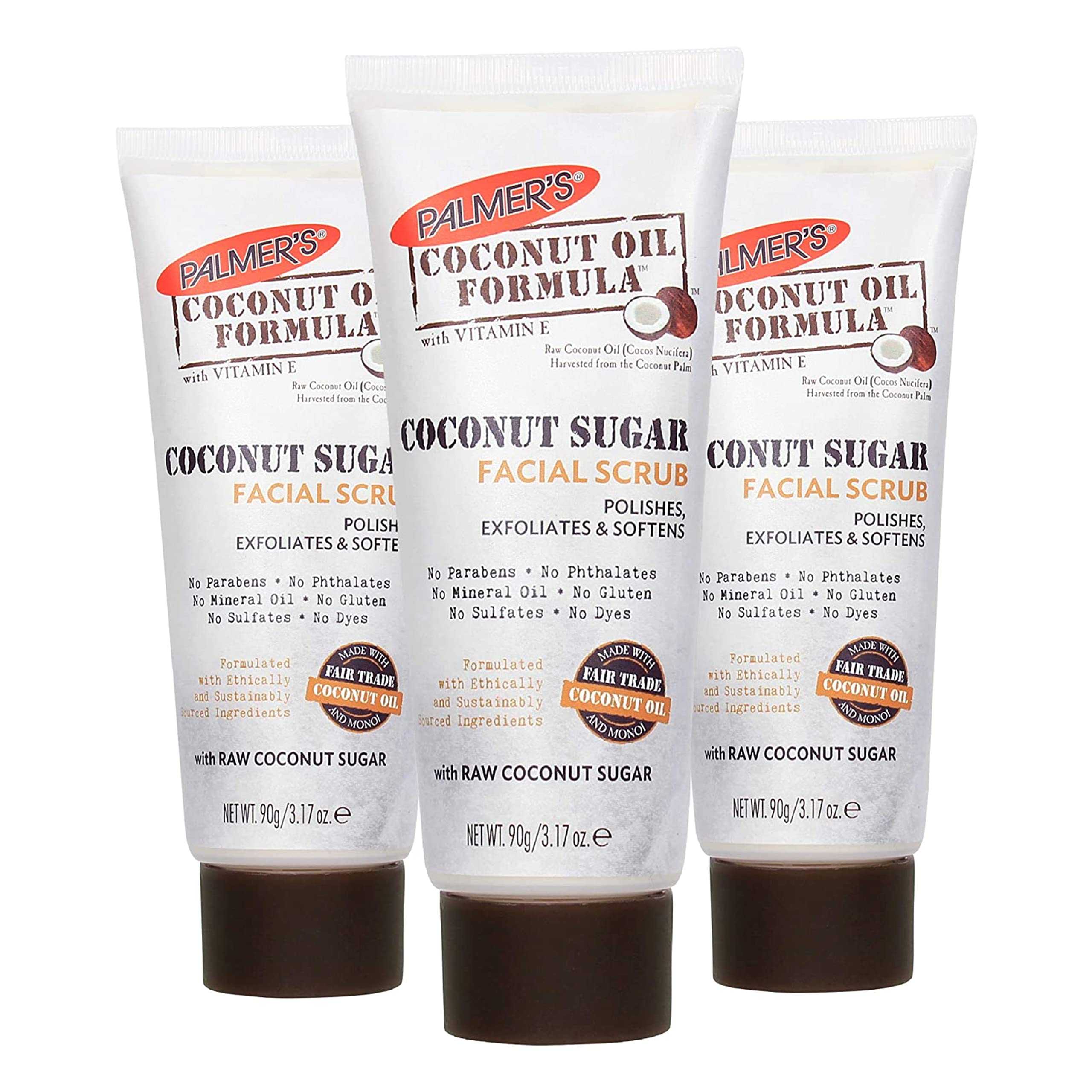 Exfoliante Facial Palmer's Coconut Sugar Con Manzanilla 90 Ml (x3) - Venta Internacional.