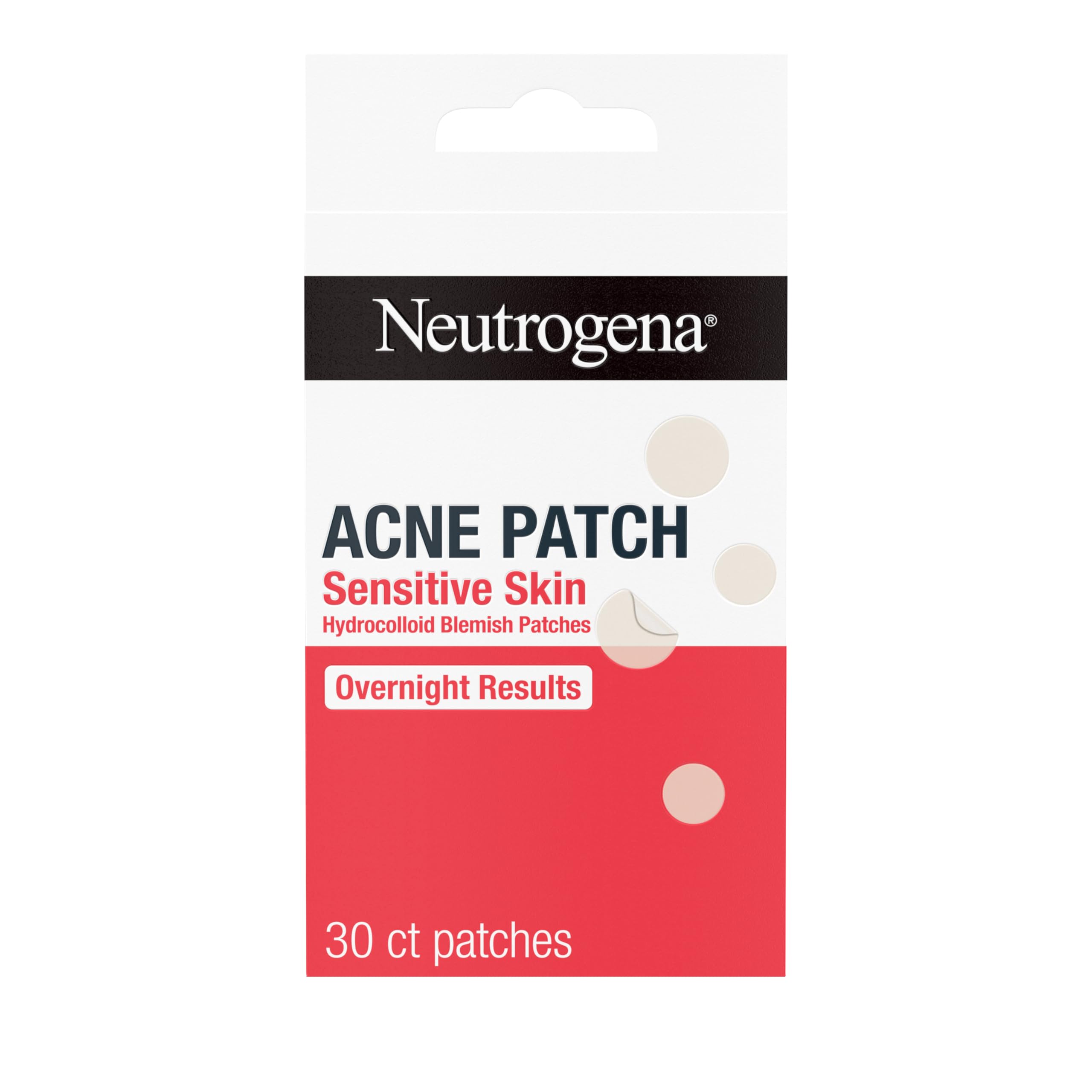 Parches Para El Acné, Hidrocoloide Neutrogena, Imperfecciones, Piel Sensible, 30 Unidades - Venta Internacional.