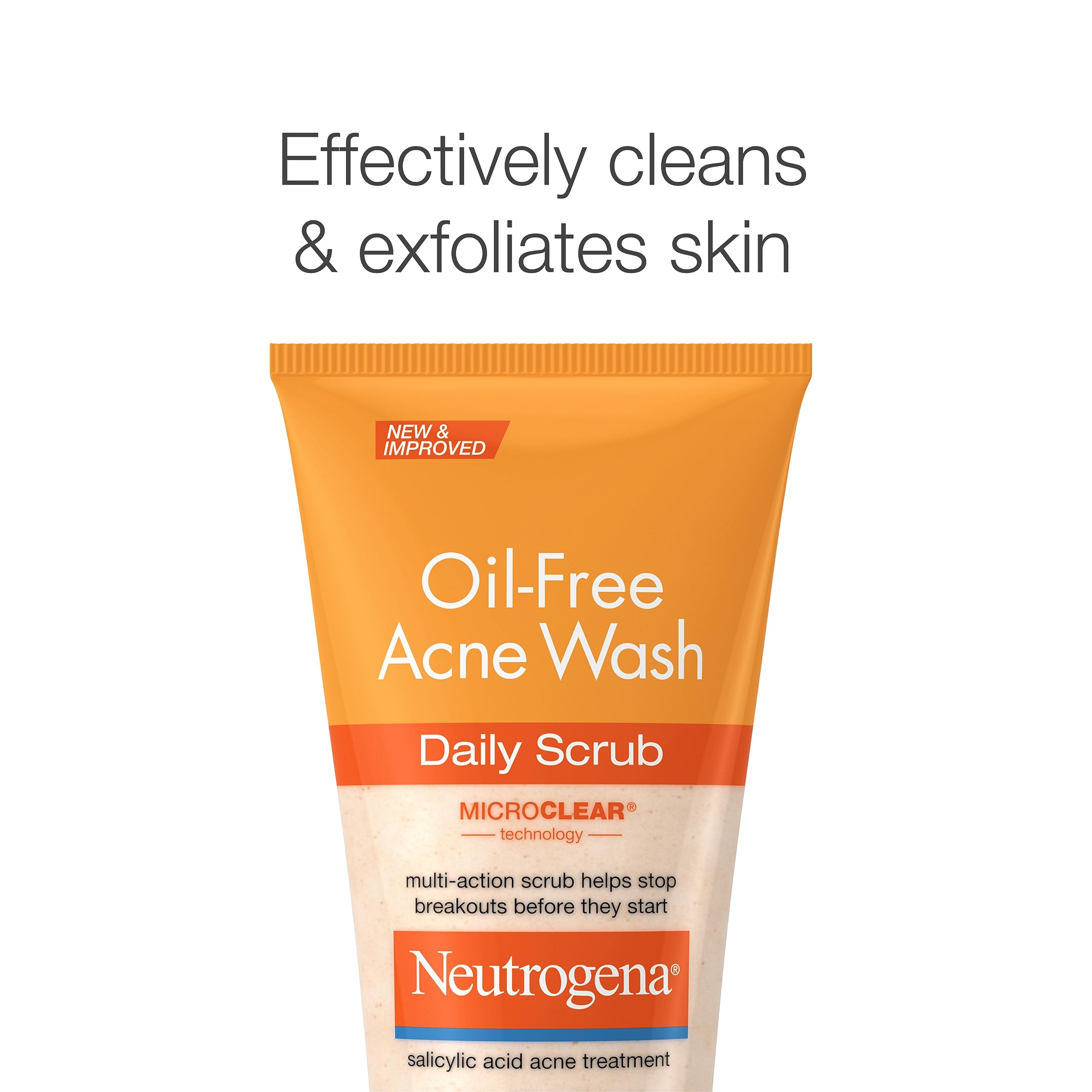 Foto 3 pulgar | Exfoliante Facial Neutrogena Sin Aceite Para Acné Con 2% De Ácido Salicílico, 250 Ml - Venta Internacional.