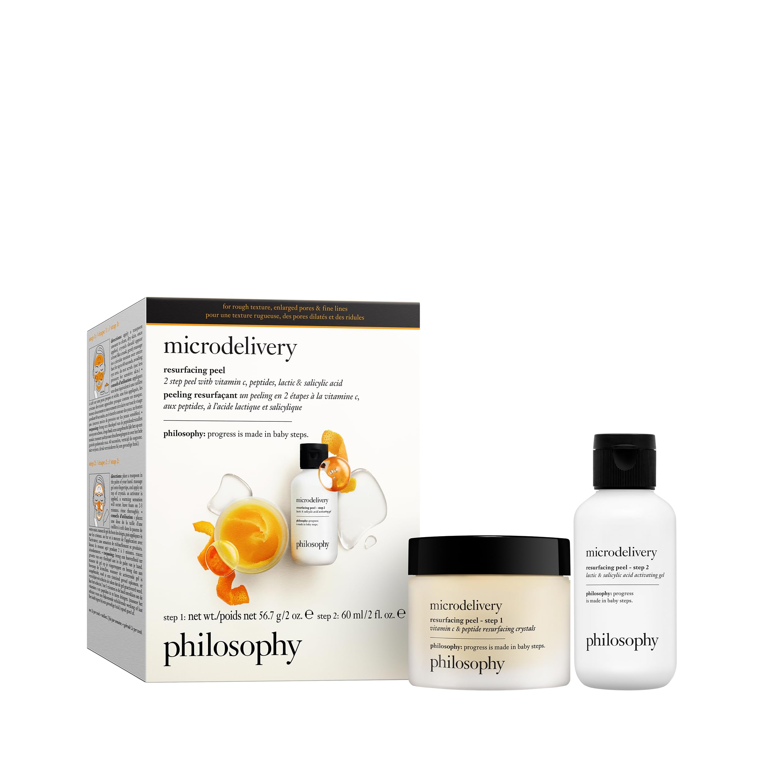 Filosofía De Peel Kit: Microentrega, Rejuvenecimiento Con Vitamina C - Venta Internacional.