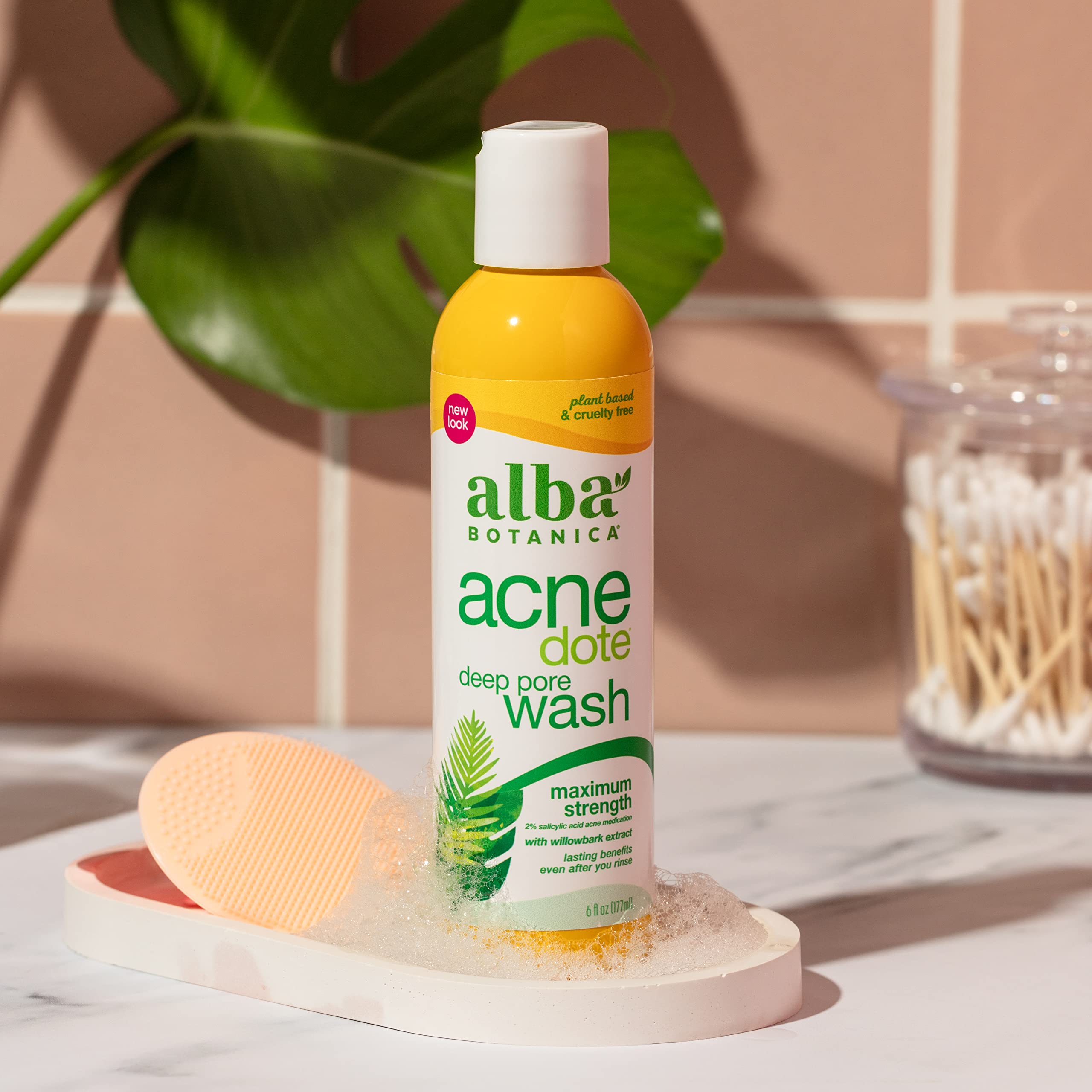 Foto 4 pulgar | Deep Pore Wash Alba Botanica Acnedote De Máxima Potencia 180 Ml - Venta Internacional.