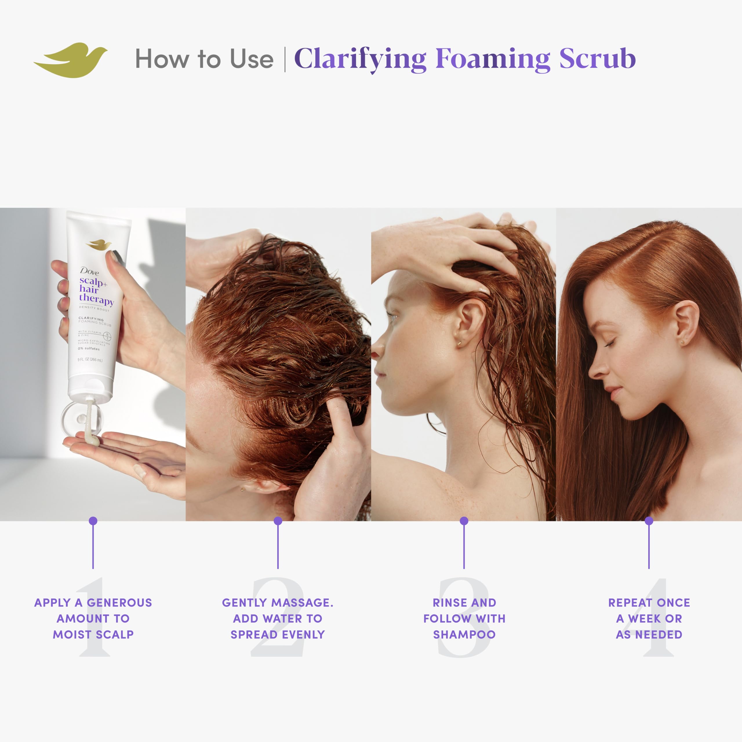 Foto 4 | Exfoliante Para Cuero Cabelludo Dove Density Boost Clarifying 250 Ml - Venta Internacional.