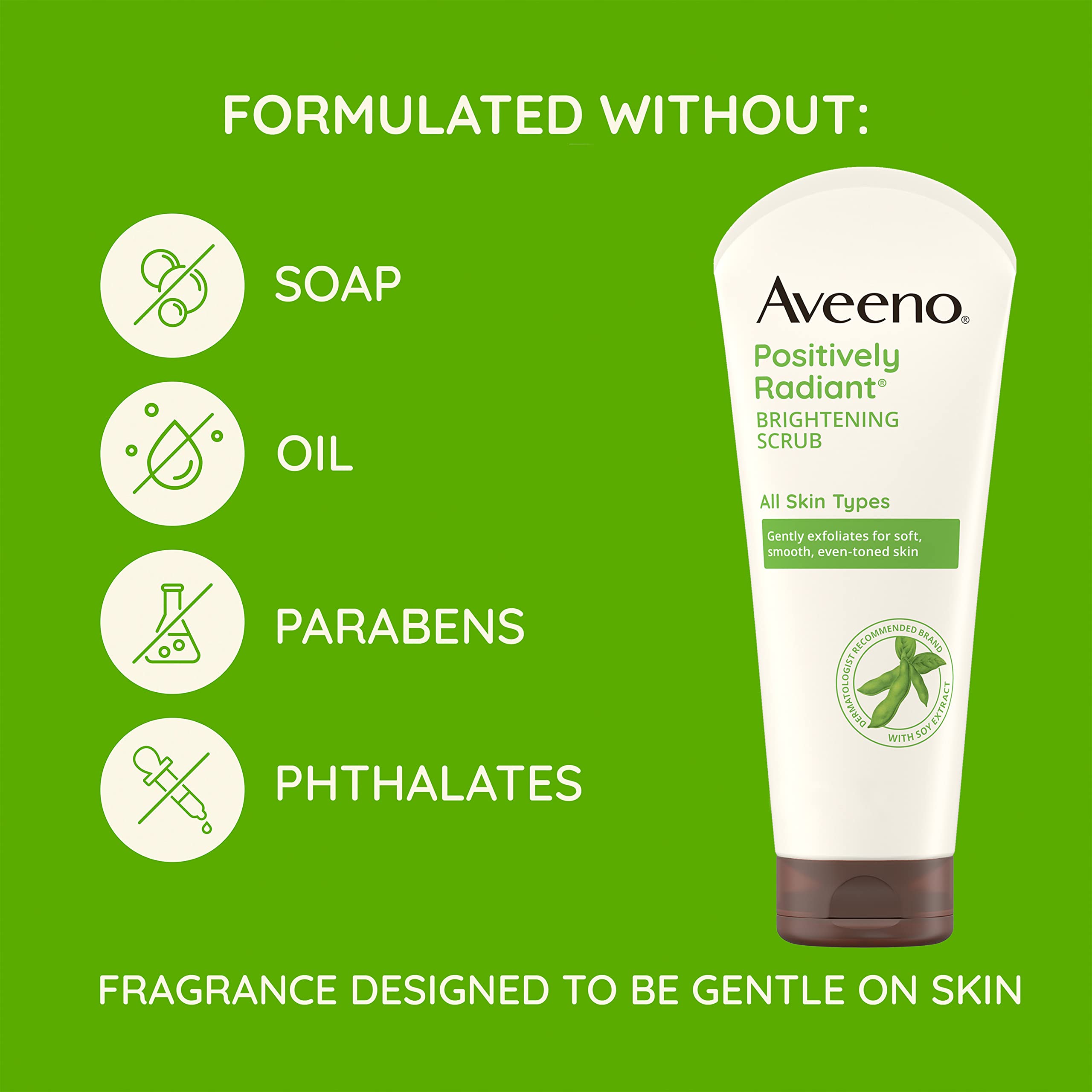 Foto 5 pulgar | Exfoliante Facial Aveeno Positivamente Radiante Para La Piel, 200 Ml - Venta Internacional.