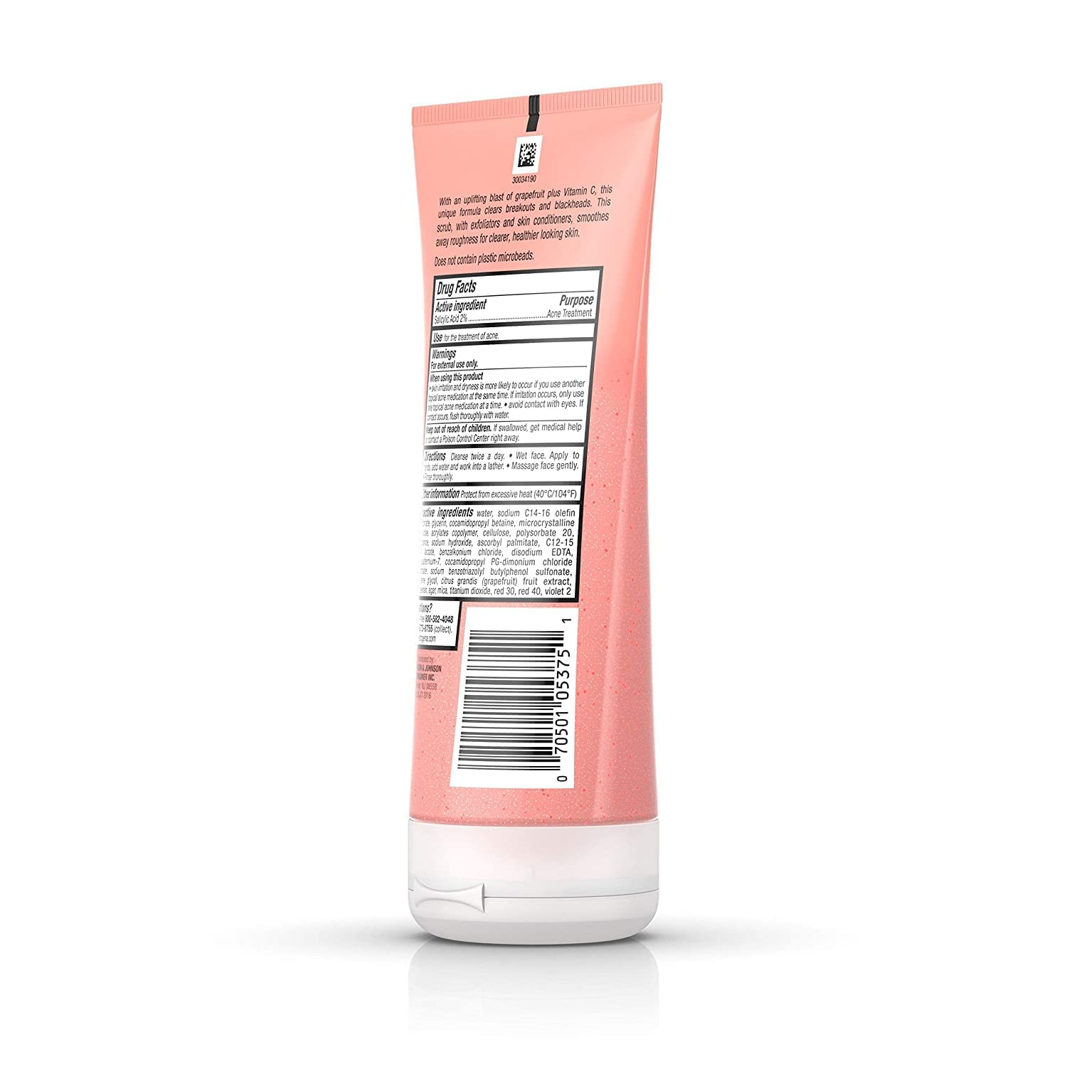 Foto 5 pulgar | Exfoliante Facial Neutrogena, Jabón Para El Acné Sin Aceite, Pomelo Rosa, 200 Ml - Venta Internacional.